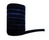 Flat Velvet Cords-10mm-Navy Blue