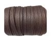 Flat Wax Cotton Cords - 3mm - Coffee Brown