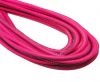 Round Stitched Nappa Leather Cord-4mm-florescent fuchsia