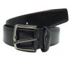 Formal-Adjustable-Leather-Belt-Art Fabric Black