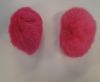 Rabbit Fur Pom Pom -Fuchsia-8cms