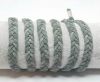 Thick Flat Suede Braided -10mm-Gray