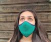 6 ply cotton washable masks - Green