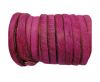 Hair-On Flat Leather-Fuchsia-5MM