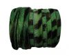 Hair-On Flat Leather-Green Zebra-5MM