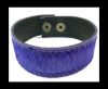 Hair-on bracelet-Purple-20mm