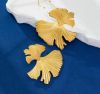 Stainless Steel Earnings - SSEAR34-PVD Gold plated