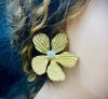 Stainless Steel Earnings - SSEAR42-PVD Gold plated