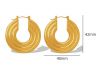 Stainless Steel Earnings - SSEAR70-PVD Gold plated
