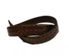 Italian Flat Leather-Braid Brown