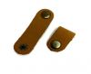 Leather Clip Style 1 Mustard 7cm