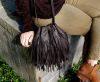 LeatherBag4 - Fringes Sac Leather - Brown