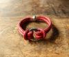 Leather Bracelets Supplies Bracelet02 - Red