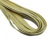 Flat Nappa Leather cords - 5mm - lemon