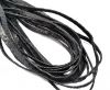 Flat Nappa Leather cords - 5mm - Lizard bronze