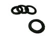 Leather Rings-Black-34mm
