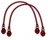 Leather-Bag Handle-Style 2 - Maroon