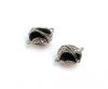 Magnetic Clasps, Zamak, Black, MG12 - 20mm