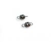 Magnetic Clasps, Zamak, Black, MG16 - 6mm