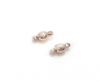 Magnetic Clasps, Zamak, Rose Gold, MG1 - 6mm