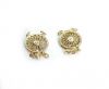 Magnetic Clasps, Zamak, Gold, MG37 - 17x2,5mm