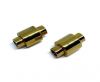 Stainless Steel Magnetic Clasp,Gold,MGST-11 6mm