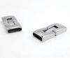 Stainless Steel Magnetic Clasp,Steel,MGST-14-10*2.5mm