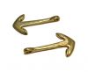 Stainless Steel Anchor Clasp,Gold,MGST-228-40*25*3mm