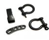 Stainless Steel Anchor Clasp,Black Matt,MGST-271-30*30*10mm