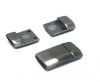 Stainless Steel Magnetic Clasp,Matt,MGST-272-12*4mm