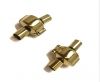 Stainless Steel Magnetic Clasp,Gold,MGST-50 4mm