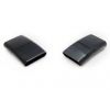 Stainless Steel Magnetic Clasp,Matt Black,MGST-32-16*5mm