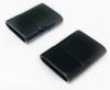 Stainless Steel Magnetic Clasp,Black Matt,MGST-32-18*5mm
