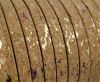 Cork Flat-10mm-Natural with golden and colorful flecks