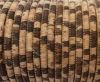 Real Cork Round - 3mm - Natural zebra