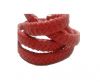 Oval Regaliz braided cords - SE B Red