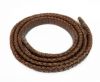 Oval Braided Leather Cord-19*5mm-SE-DB-103