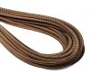 Round Stitched Nappa Leather Cord-4mm-pale brown