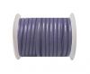 Round Leather Cord - 5mm - Purple