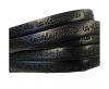 Real Flat Leather-10mm-La Vida Es Bella -Black