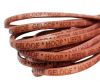 Real Flat Leather-5MM-Geloof Hoop Liefde - Pink