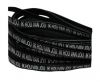 Real Flat Leather-5MM-IK HOU VAN JOU-silver-Black
