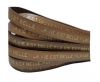 Real Flat Leather-LA VIE EST BELLE-Beige with Gold