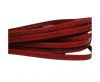 Real Flat Leather-LEV SKRATTA ÄLSKA-5mm-red