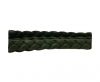 Real Nappa Leather -Flat-Braided-Military Green-10mm