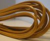 Round stitched nappa leather cord Light Vintage Brown-6mm