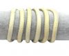 Real Round Nappa Leather cords 6mm-Sting Ray Style Yellow