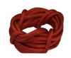 Real silk cords with inserts - 4 mm - Red wine