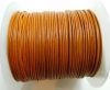 Round Leather Cord -1mm - Cinnamon