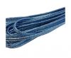 RNL- 5mm-Stitched-Snake Style - Metallic Light Blue